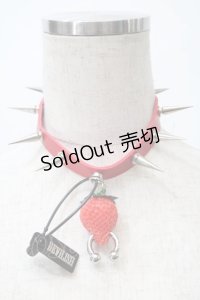 DEVILISH / ストロベリーチョーカー  赤 S-25-11-02-017-GO-TO-HR-ZS