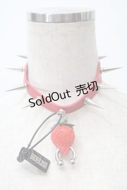 画像1: DEVILISH / ストロベリーチョーカー  赤 S-25-11-02-017-GO-TO-HR-ZS