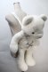画像2: IKUMI / BIG BEAR バッグ  白 S-25-11-02-021-PU-BG-HR-ZS (2)