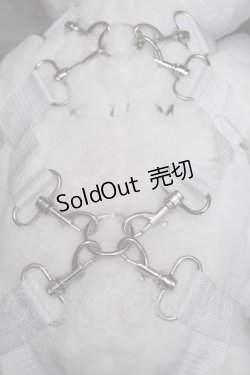 画像3: IKUMI / BIG BEAR バッグ  白 S-25-11-02-021-PU-BG-HR-ZS