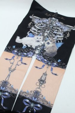画像1: Royal Princess Alice / Morpho Butterfly 粟木こぼねコラボ タイツ  黒 S-25-11-02-003-LO-ZA-HR-ZS