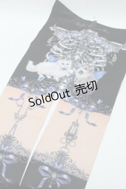 画像1: Royal Princess Alice / Morpho Butterfly 粟木こぼねコラボ タイツ  黒 S-25-11-02-003-LO-ZA-HR-ZS