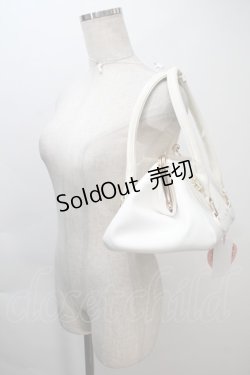 画像3: BABY,THE STARS SHINE BRIGHT / 王冠がま口バッグ  白 S-25-11-02-022-BA-BG-AS-ZS