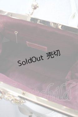 画像4: BABY,THE STARS SHINE BRIGHT / 王冠がま口バッグ  白 S-25-11-02-022-BA-BG-AS-ZS