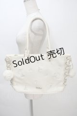 LIZ LISA / サイドレースアップマーガレット刺 バッグ  オフ S-25-11-02-024-LO-BG-HR-ZS