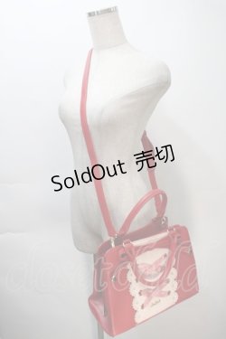 画像5: LIZ LISA / ギンガムチェックレースリボントートバッグ  赤 S-25-11-02-028-LO-BG-HR-ZS