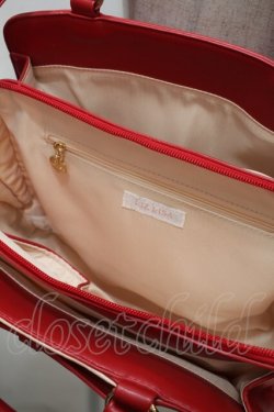 画像6: LIZ LISA / ギンガムチェックレースリボントートバッグ  赤 S-25-11-02-028-LO-BG-HR-ZS