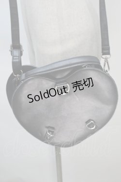 画像2: Jamie エーエヌケー / ハート合皮バッグ  黒 S-25-11-02-029-LO-BG-AS-ZS