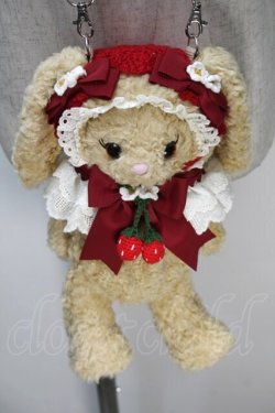 画像1: BABY,THE STARS SHINE BRIGHT / ひみつの森のChaperon rouge しあわせいちごのうさくみゃちゃんポシェット  ブラウン S-25-11-02-032-BA-BG-AS-ZS