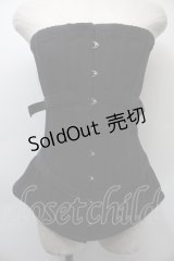 pureone colsetworks / ベルトデザインコルセット  黒 S-25-11-03-001-EL-TO-HR-ZS