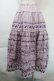 画像2: PINK HOUSE / ヴァイオレット刺繍スカート  ラベンダー S-25-11-03-050-LO-SK-AS-ZS (2)