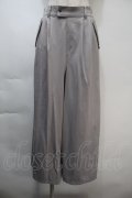 axes femme / 後カーゴポケットサテンパンツ  グレー S-25-11-03-054-AX-PA-HR-ZS