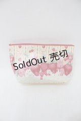 Angelic Pretty / Little Bunny Strawberryポーチ  イエロー S-25-11-03-055-AP-ZA-AS-ZS