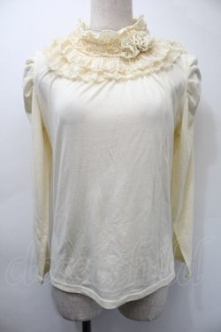 画像1: axes femme / レースフリルトップス  キナリ S-25-11-03-006-AX-TO-HR-ZS