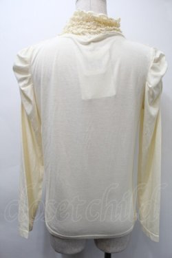 画像2: axes femme / レースフリルトップス  キナリ S-25-11-03-006-AX-TO-HR-ZS