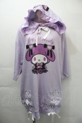 TRAVAS TOKYO / マイメロディコラボ半袖パーカー  ラベンダー S-25-11-03-008-PU-TO-HR-ZS