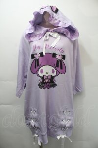 TRAVAS TOKYO / マイメロディコラボ半袖パーカー  ラベンダー S-25-11-03-008-PU-TO-HR-ZS