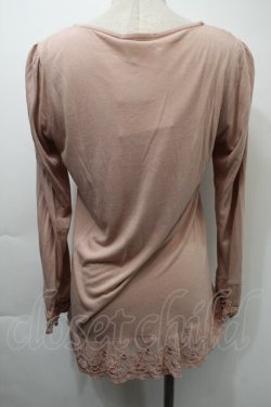 画像2: axes femme / 刺 レースプルオーバー  ピンク S-25-11-03-009-AX-TO-HR-ZS