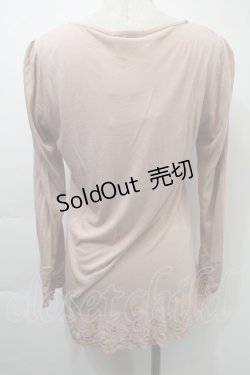 画像2: axes femme / 刺 レースプルオーバー  ピンク S-25-11-03-009-AX-TO-HR-ZS