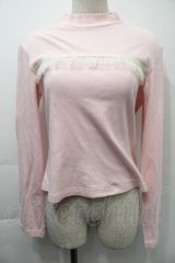 metamorphose / チュール切替トップス  ピンク S-25-11-03-016-ME-TO-HR-ZS