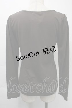 画像2: axes femme / はしごリボンレースプルオーバー  ブラウン S-25-11-03-020-AX-TO-HR-ZS