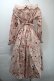 画像2: PINK HOUSE / オーナメントローズプリントミディワンピース  ピンク S-25-11-03-025-LO-OP-SZ-ZS (2)