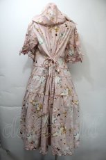 画像2: PINK HOUSE / クッキーラビッツプリントフード付きミディワンピース  ピンク S-25-11-03-026-LO-OP-AS-ZS (2)
