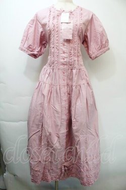 画像1: PINK HOUSE / ローンフリルワンピース  ラベンダー S-25-11-03-027-LO-OP-AS-ZS