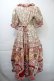 画像2: PINK HOUSE / White Cloverプリントパッチワークワンピース  ピンク S-25-11-03-028-LO-OP-AS-ZS (2)