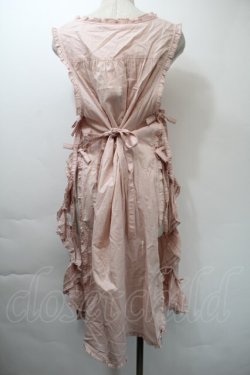 画像2: PINK HOUSE / ローズ刺繍タブリエ  ピンク S-25-11-03-032-LO-OP-SZ-ZS