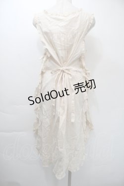 画像2: PINK HOUSE / ローズ刺繍タブリエ  オフ S-25-11-03-033-LO-OP-SZ-ZS