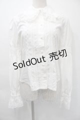 BABY,THE STARS SHINE BRIGHT / 後ろピンタックブラウス  白 S-25-11-03-004-BA-BL-HR-ZS