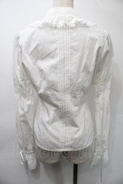 画像2: BABY,THE STARS SHINE BRIGHT / 後ろピンタックブラウス  白 S-25-11-03-004-BA-BL-HR-ZS