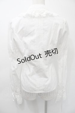 画像2: BABY,THE STARS SHINE BRIGHT / 後ろピンタックブラウス  白 S-25-11-03-004-BA-BL-HR-ZS