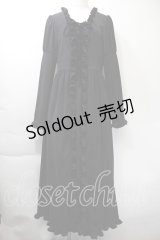 Moi-meme-Moitie / 貴婦人ロングワンピース 13号 黒 S-25-11-03-043-MO-OP-AS-ZS