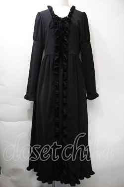 画像1: Moi-meme-Moitie / 貴婦人ロングワンピース 13号 黒 S-25-11-03-043-MO-OP-AS-ZS