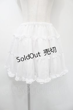 画像1: LOLITA / パニエ  白 S-25-11-03-045-LO-SK-AS-ZS