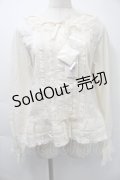 PINK HOUSE / ローンフリルブラウス  オフ S-25-11-03-005-LO-BL-AS-ZS