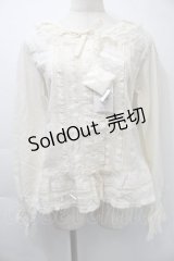 PINK HOUSE / ローンフリルブラウス  オフ S-25-11-03-005-LO-BL-AS-ZS