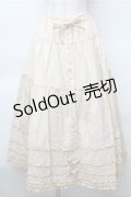 PINK HOUSE / ピコフリルデニムスカート  オフ S-25-11-05-040-LO-SK-SZ-ZS