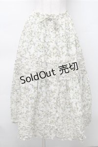 PINK HOUSE / White Cloverプリントスカート  オフ S-25-11-05-041-LO-SK-SZ-ZS