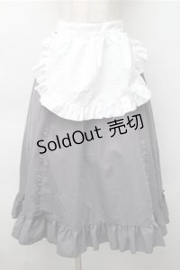 Cherirulu Chocola / MYフリルスカート+エプロン  グレー S-25-11-05-043-LO-SK-AS-ZS