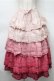画像2: PINK HOUSE / グラデーションティアードスカート  ピンク S-25-11-05-044-LO-SK-AS-ZS (2)