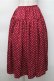 画像1: PINK HOUSE / ドットスカート  ワイン S-25-11-05-048-LO-SK-SZ-ZS (1)
