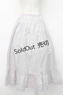 画像2: PINK HOUSE / コットンインナースカート  ラベンダー S-25-11-05-051-LO-SK-AS-ZS