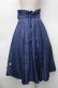 画像2: Cute.Q / 和風うさぎスカート S 紺 S-25-11-05-053-EL-OP-HR-ZS (2)
