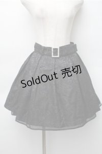 Ank Rouge / ジャガードスカート  黒 S-25-11-05-055-CA-SK-HR-ZS