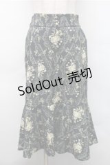 axes femme POETIQUE / フラワープリントスカート  グリーン S-25-11-05-058-AX-SK-HR-ZS