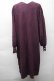 画像2: axes femme / ボタンデザインニットワンピース  紫 S-25-11-05-060-AX-OP-HR-ZS (2)