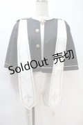 中国ロリータ / ケープトップス M 黒ｘ白 S-25-11-05-011-LO-TO-HR-ZS